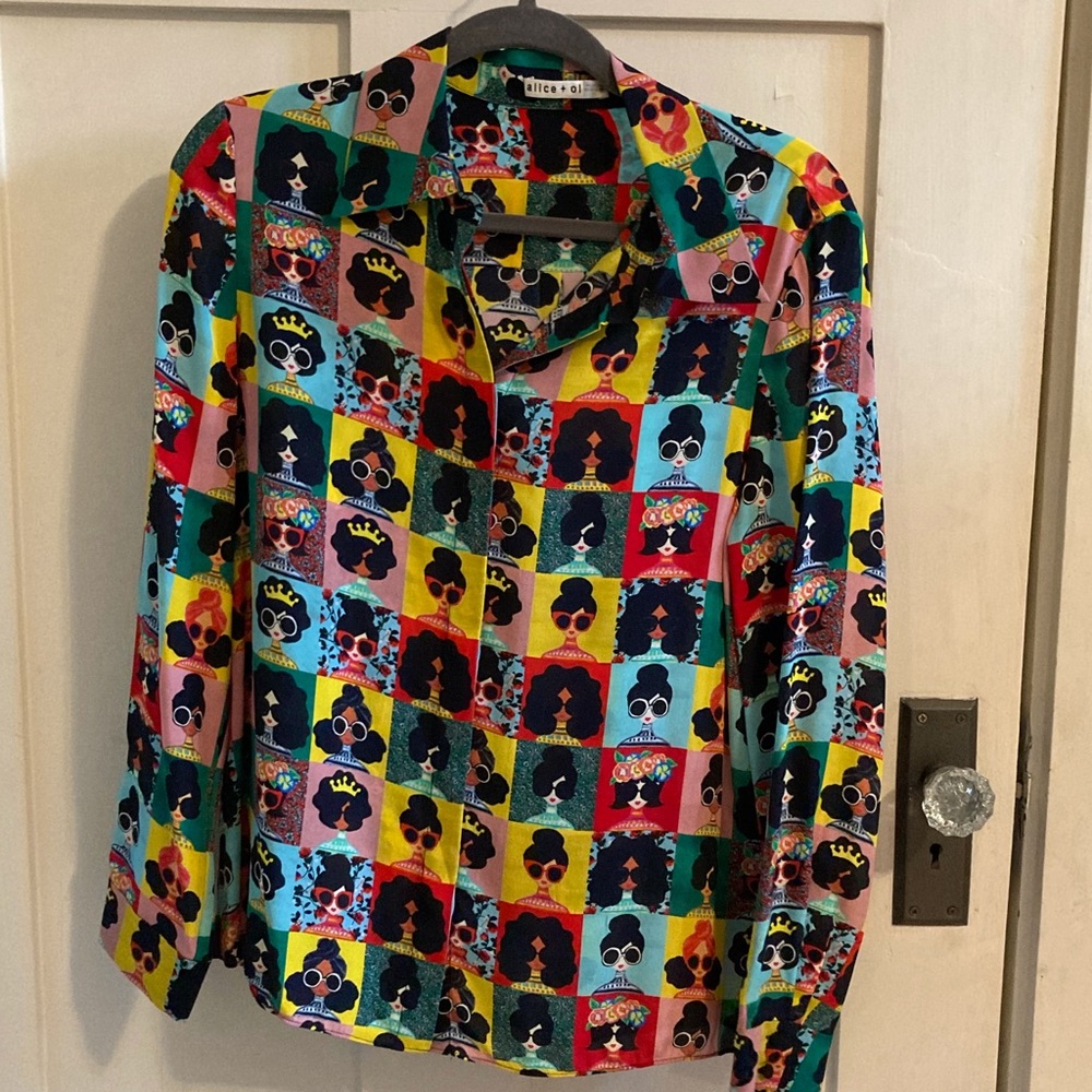 Alice + Olivia funky blouse